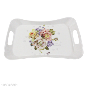 Best Sale Melamine Large Tray Fashion Restaurant Tray