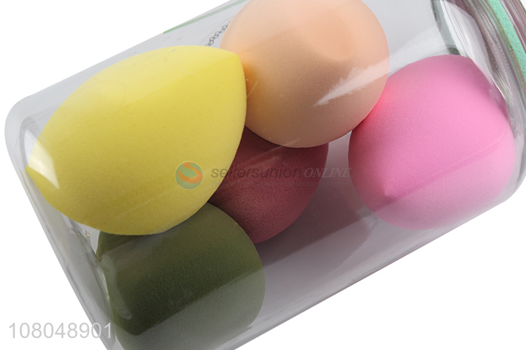 Good price multicolor powder puff ladies makeup egg wholesale