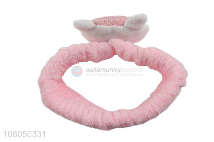 Factory direct sale cartoon pink elastic hair band wholesale