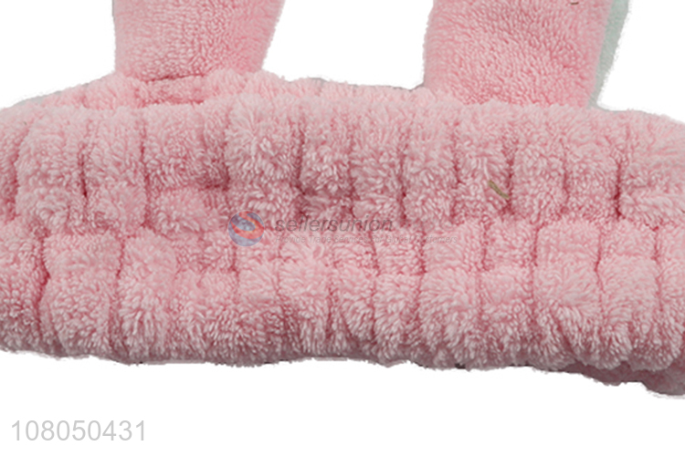 Wholesale from china pink rabbit ears shape hair band