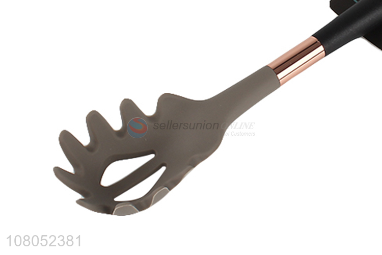 New arrival nylon kitchen utensils non-stick silicone spatula pasta noodle spoon