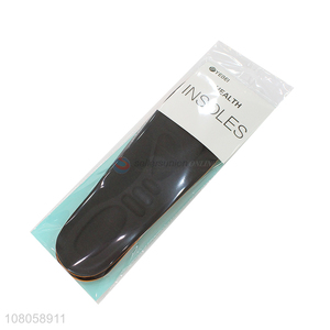 Yiwu market black cotton massage insole portable sweat insole