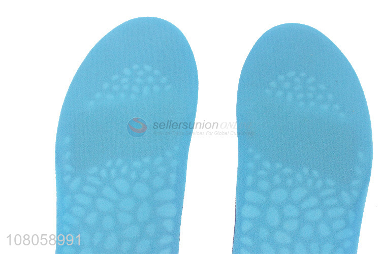 Low price wholesale blue breathable comfortable insole