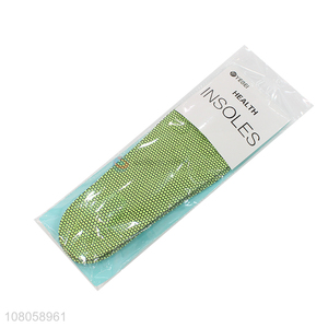 Chinese supplier green sponge insole men sweat-absorbent insole