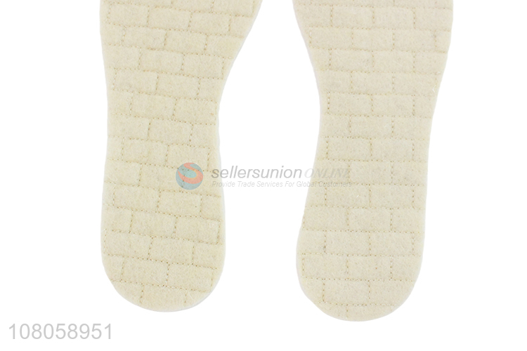 Online wholesale white winter cotton breathable insole