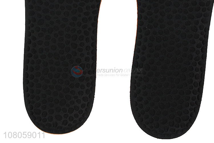 High quality orange cotton insole summer breathable insole