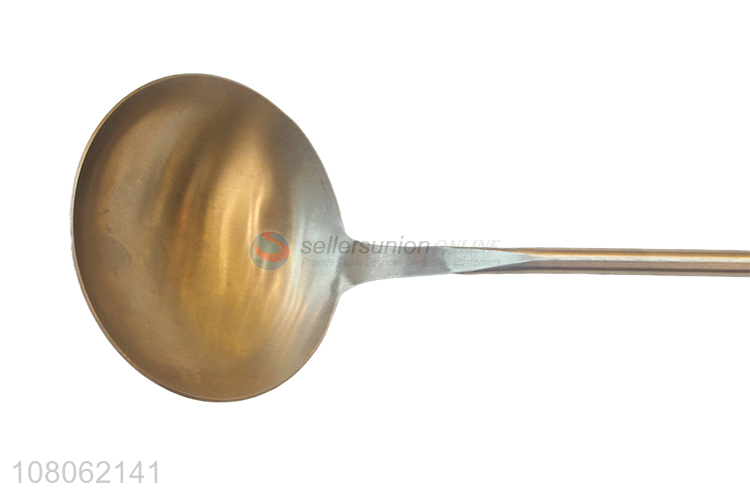 Hot Selling Wooden Handle Stainless Steel Soup Ladle