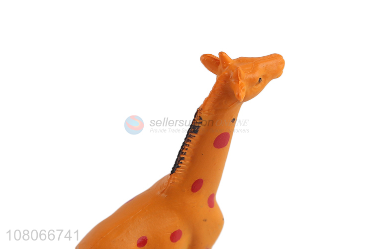 Cute Giraffe Simulation Animal Model Toy For Sale