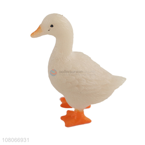 Factory Direct Sale Simulation Duck Plastic Animal Model Toy