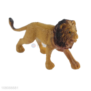 Cute Design Simulation Little Lion Kids Animal Model Toy