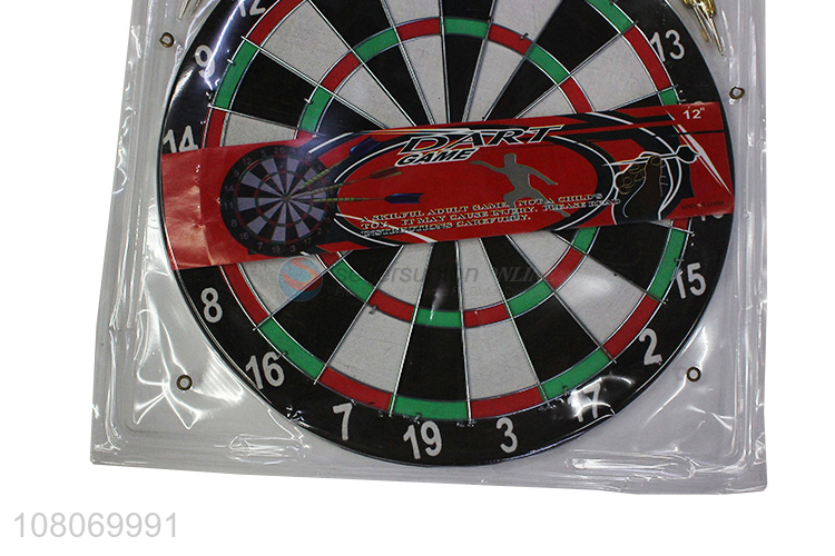 Good quality easy-to-mount dart board set for kids and adults