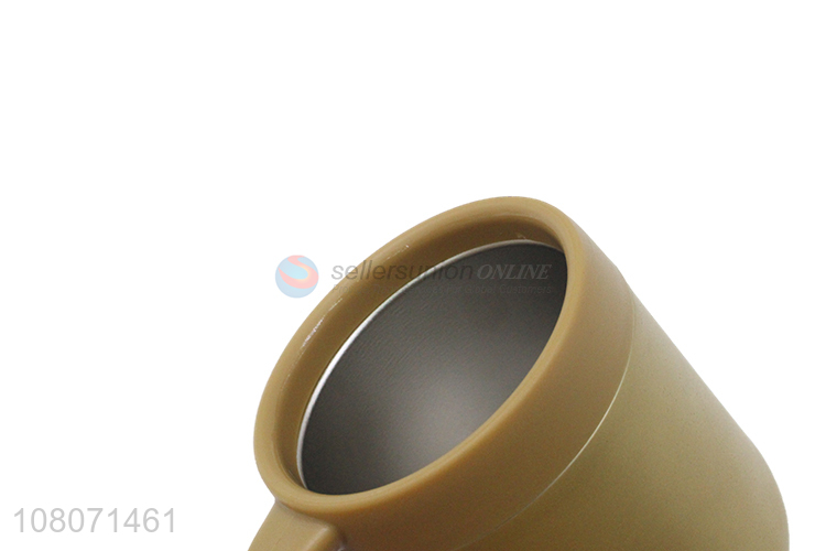 New Arrival Yellow Stainless Steel Vacuum Flask Large Capacity Cup