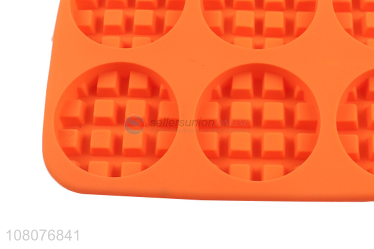 High quality round silicone waffle mold food grade silicone cake mold