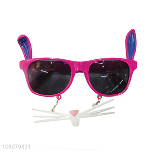 New arrival pink cartoon rabbit cosplay glasses festival supplies