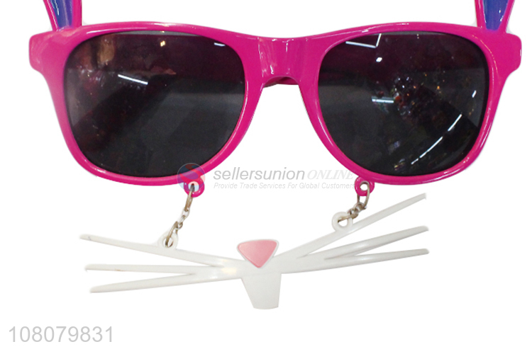 New arrival pink cartoon rabbit cosplay glasses festival supplies