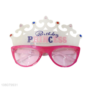 High quality children princess glasses birthday party decoration glasses