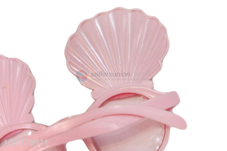 Good price pink cute shell glasses girls party decoration glasses