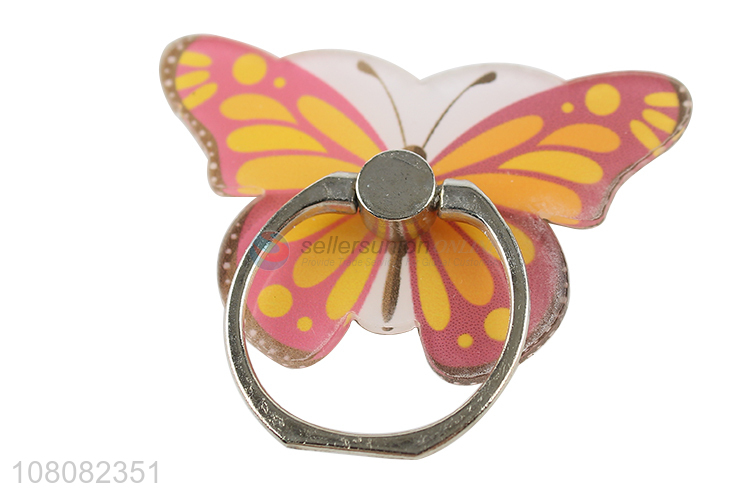 Factory direct sale butterfly shape mobile phone ring holder