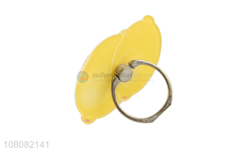 Popular products lemon shape acrylic mobile phone ring holder