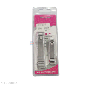 Wholesale cheap price stainless steel nail clipper manicure set