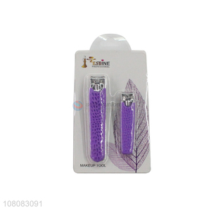 Online wholesale 2pieces portable nail clipper set