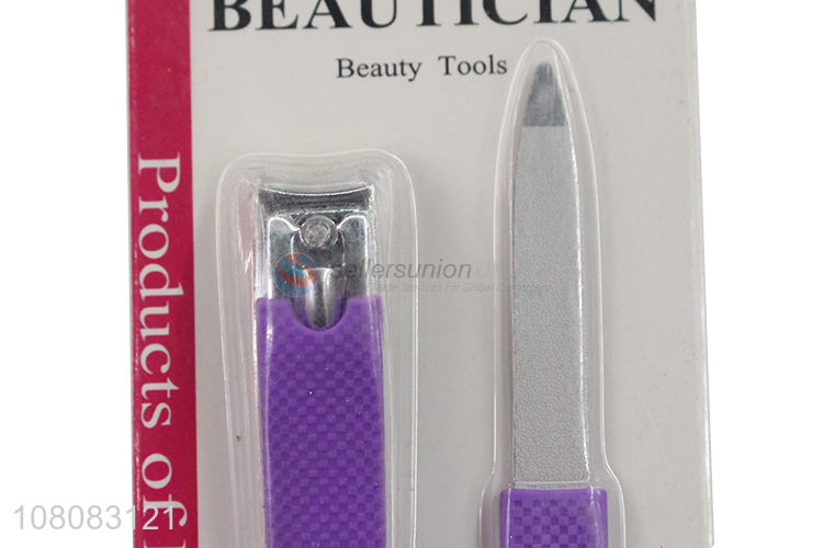 Latest style 2pieces beauty tools manicure set for sale