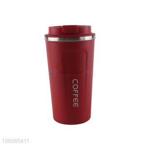 Wholesale double-wall stainless steel vacuum themal coffee cup car tumbler