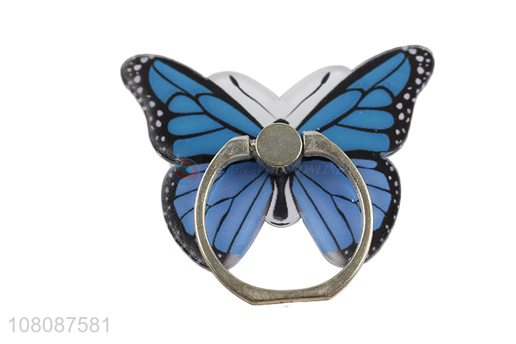 Yiwu market butterfly phone ring holder mobile phone holder