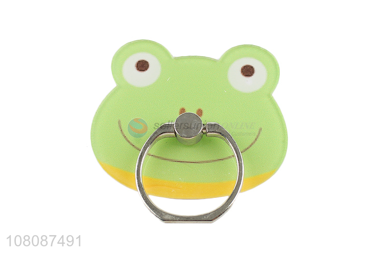 Factory supply rotatable frog mobile phone ring holder grips