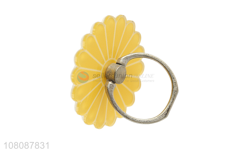 Best selling flower mobile phone finger ring kickstand