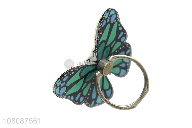 China manufacturer butterfly mobile phone ring holder stand