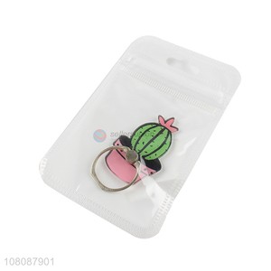 High quality cactus cell phone ring holder mobile phone grip