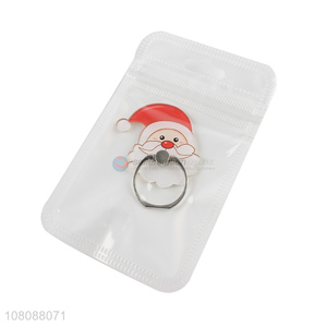 China products santa claus acrylic cell phone ring holder