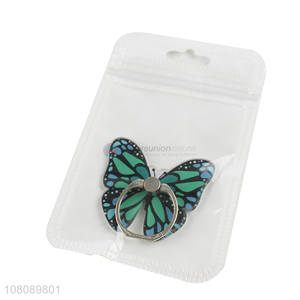 Hot sale butterfly finger ring portable mobile phone holder