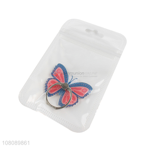 Good quality butterfly finger ring portable mobile phone holder