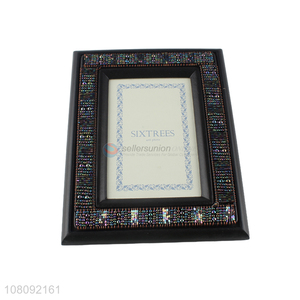 New hot sale beaded wooden photo frame picture frame for decor