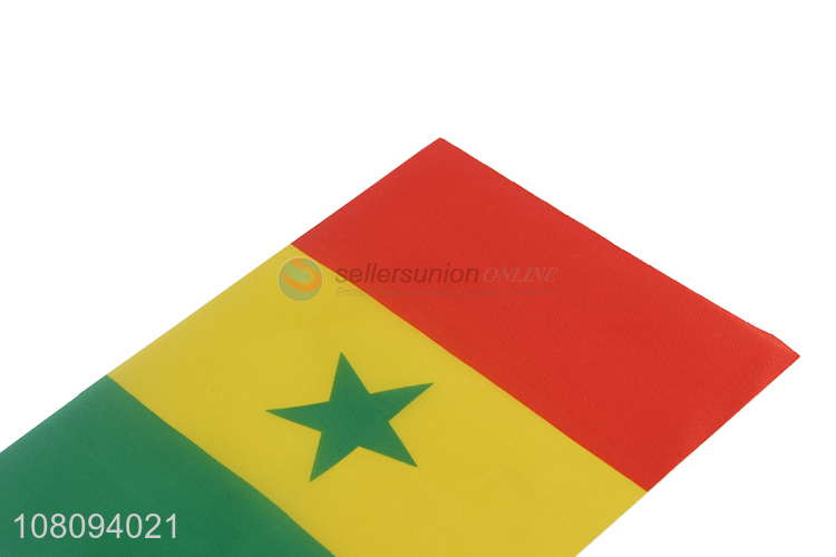Factory supply double-sided Polyester Senegal national flag