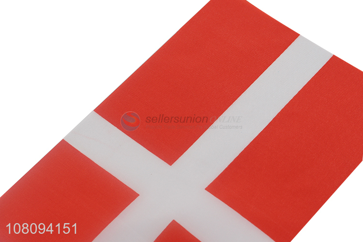 China Wholesale Denmark National Flag Festive Football Banner