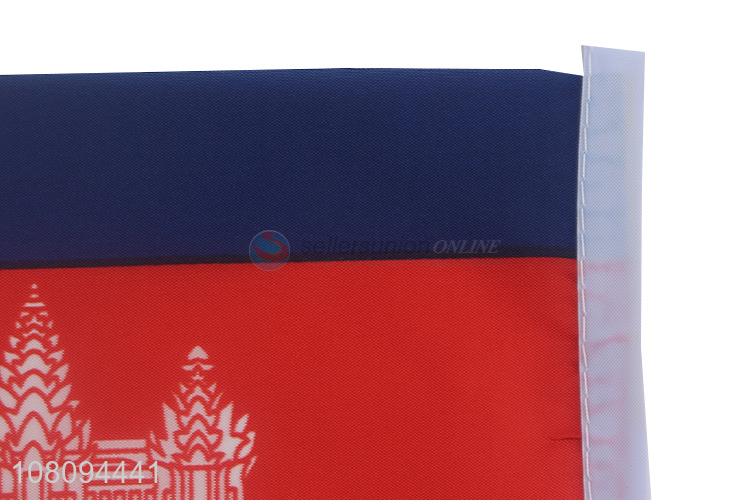 Latest arrival Cambodia national flag portable fans banner