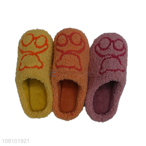 Best selling cute soft furry winter warm slippers wholesale