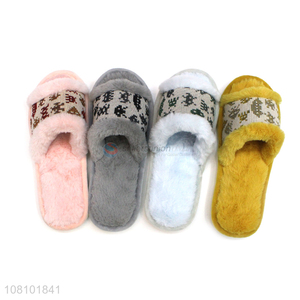 Popular products fuzzy household women slipper for winter