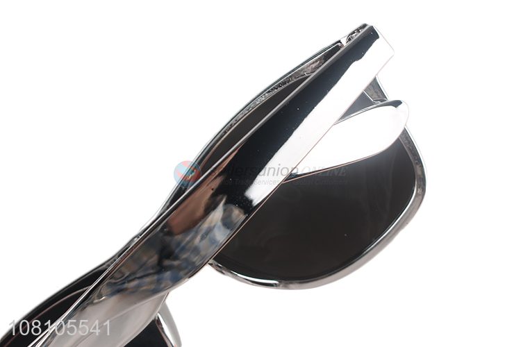 New arrival silver party glasses unisex fashion cool sunglasses