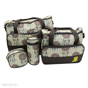 Wholesale 4 Pieces Multi-Function Tite Bag Suit Baby Diaper Bag