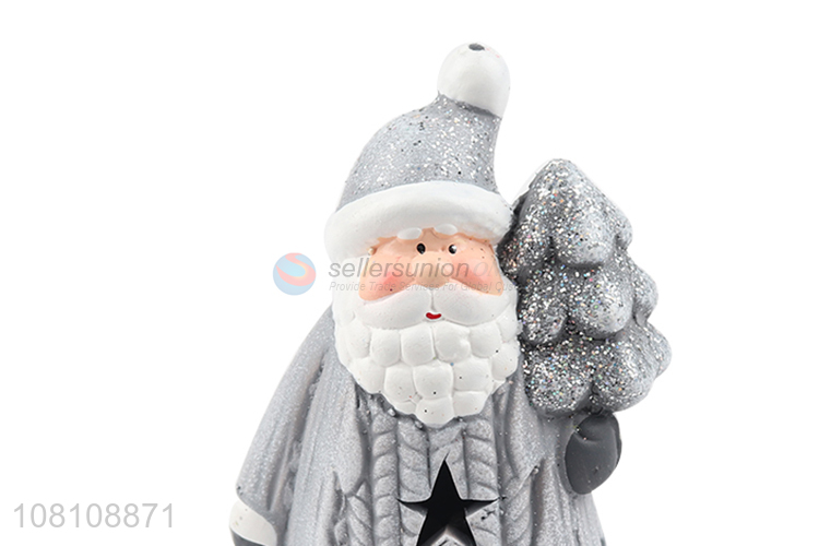 Cheap price Santa Claus ceramic ornaments party crafts decoration