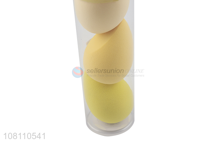 Popular products yellow boxed soft beauty egg ladies toiletries