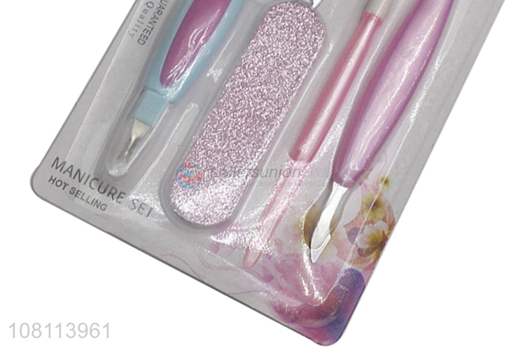 Good quality 5pieces personal care nail manicure set