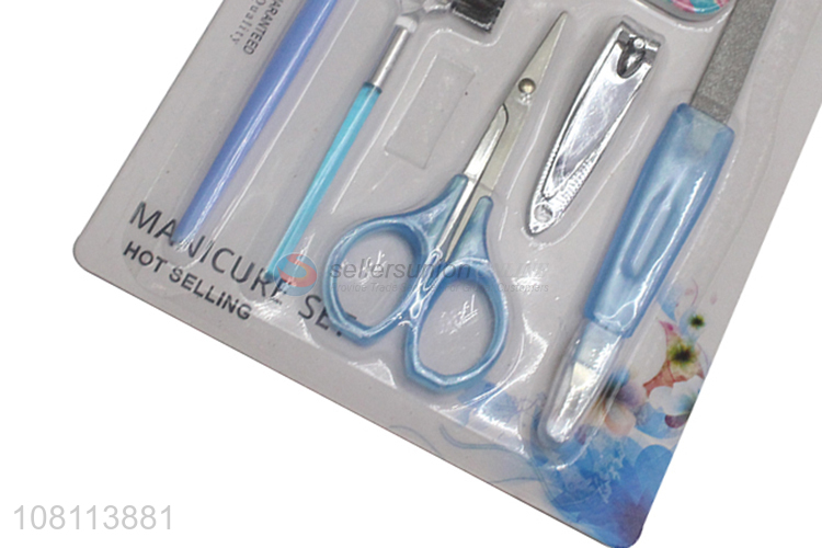 Factory price durable nail polishing care manicure set