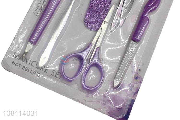 Good selling daily use nail care manicure set wholesale