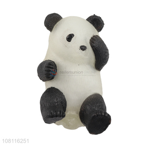 Hot Selling Cartoon TPR Panda Toy Soft Vent Toys