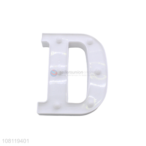 Popular products white letter D simple decoration crafts